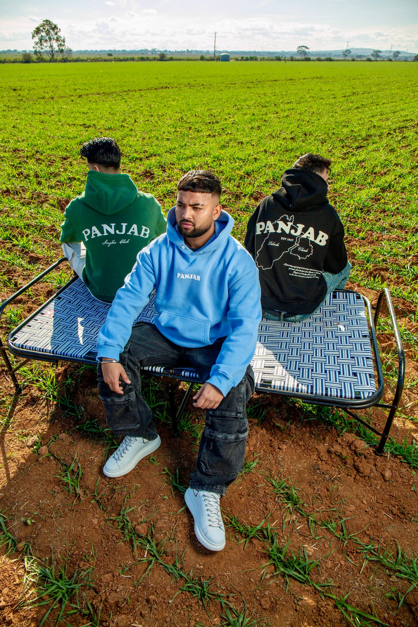 Five Rivers Oversized Hoodie (Blue)