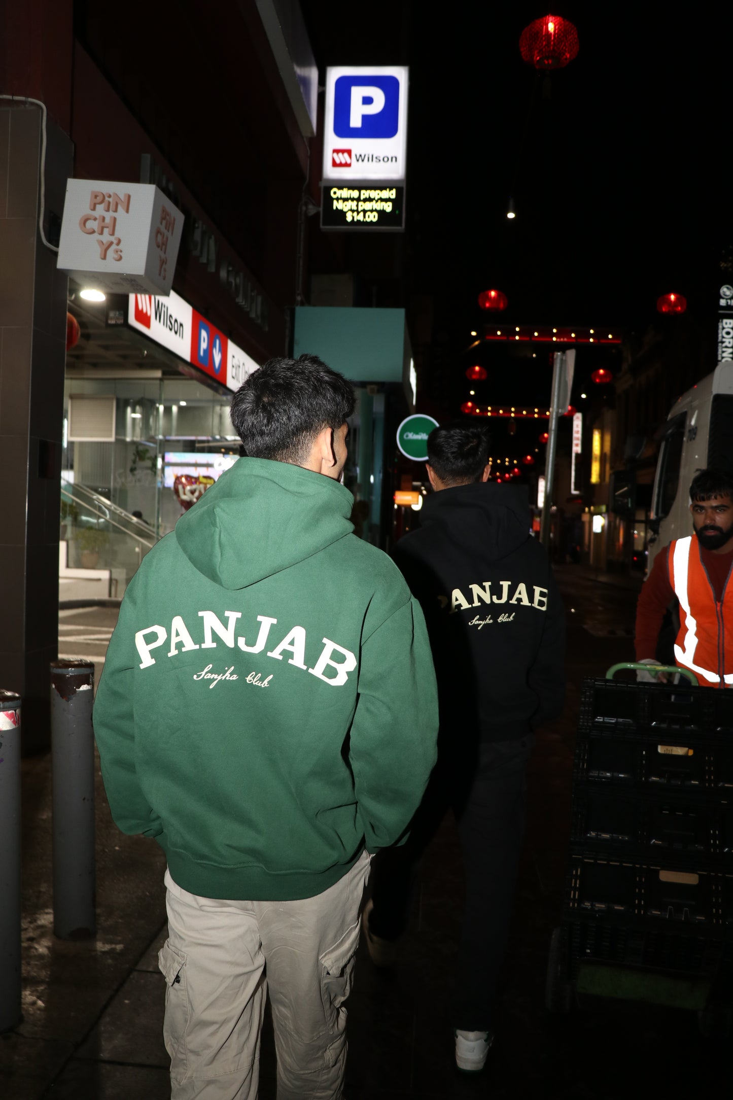 Sanjha Club Oversized Hoodie (Green)