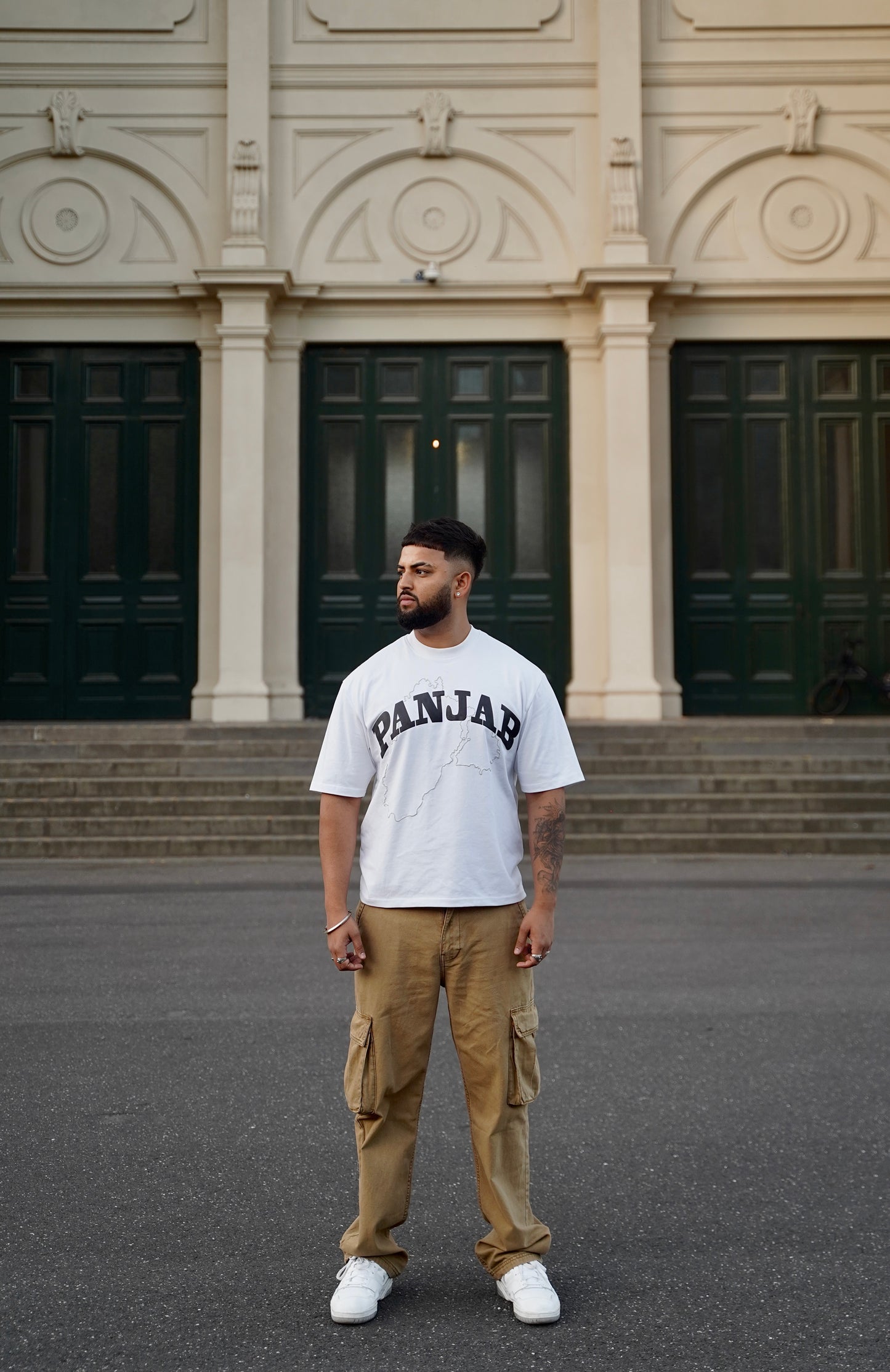 Five Rivers Oversized T-Shirt (White)