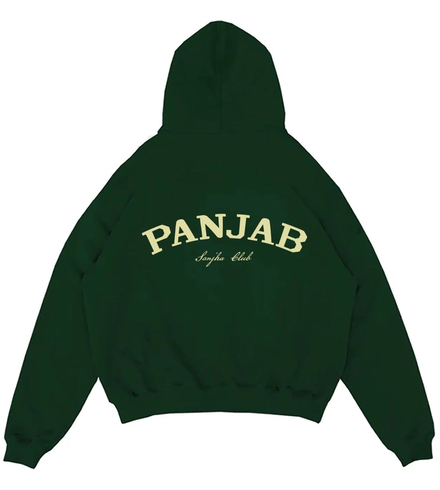 Sanjha Club Oversized Hoodie (Green)