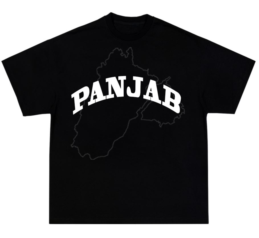 Five Rivers Oversized T-Shirt (Black)