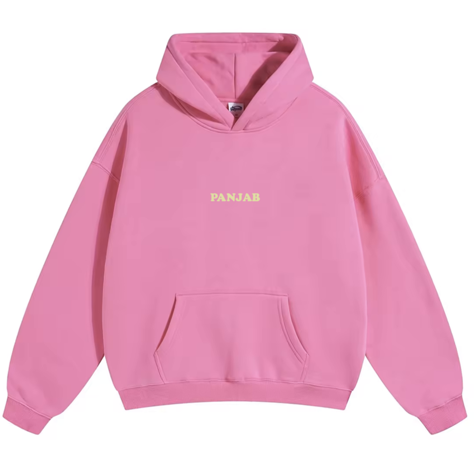 Five Rivers Oversized Hoodie (Pink)
