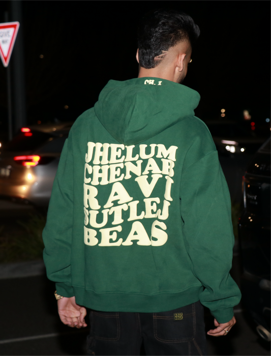 5 Rivers Oversized Hoodie (Green)