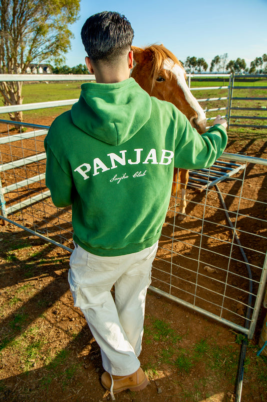 Sanjha Club Oversized Hoodie (Green)