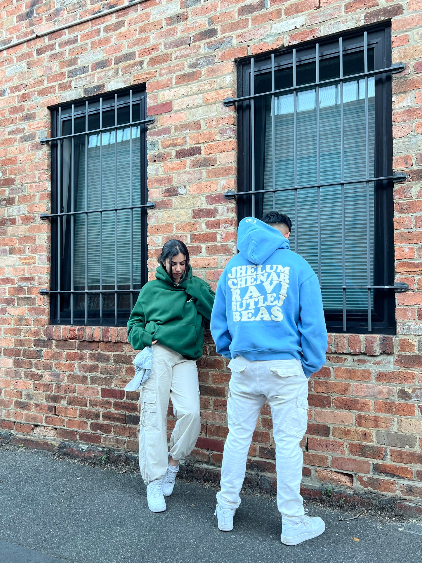 5 Rivers Oversized Hoodie (Blue)