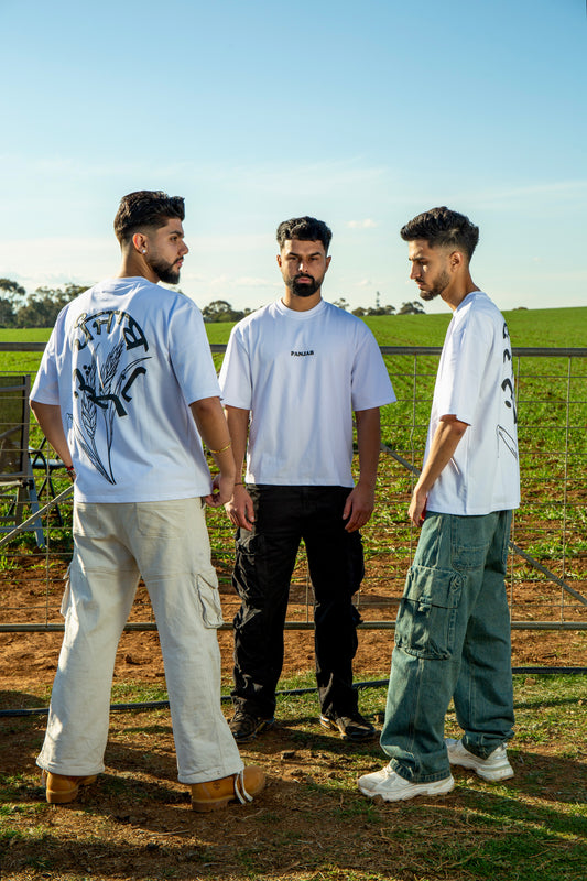 Kanak Oversized T-Shirt (White)