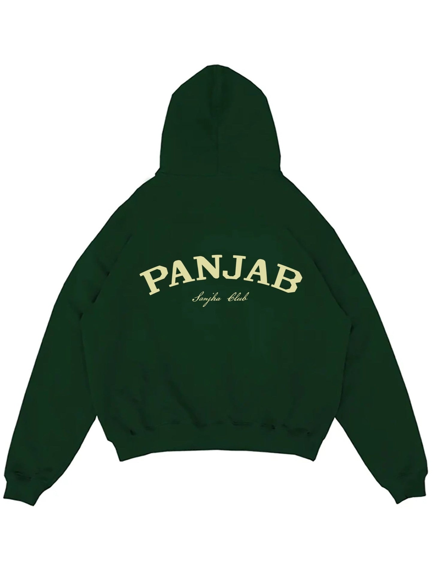 Sanjha Club Oversized Hoodie (Green)