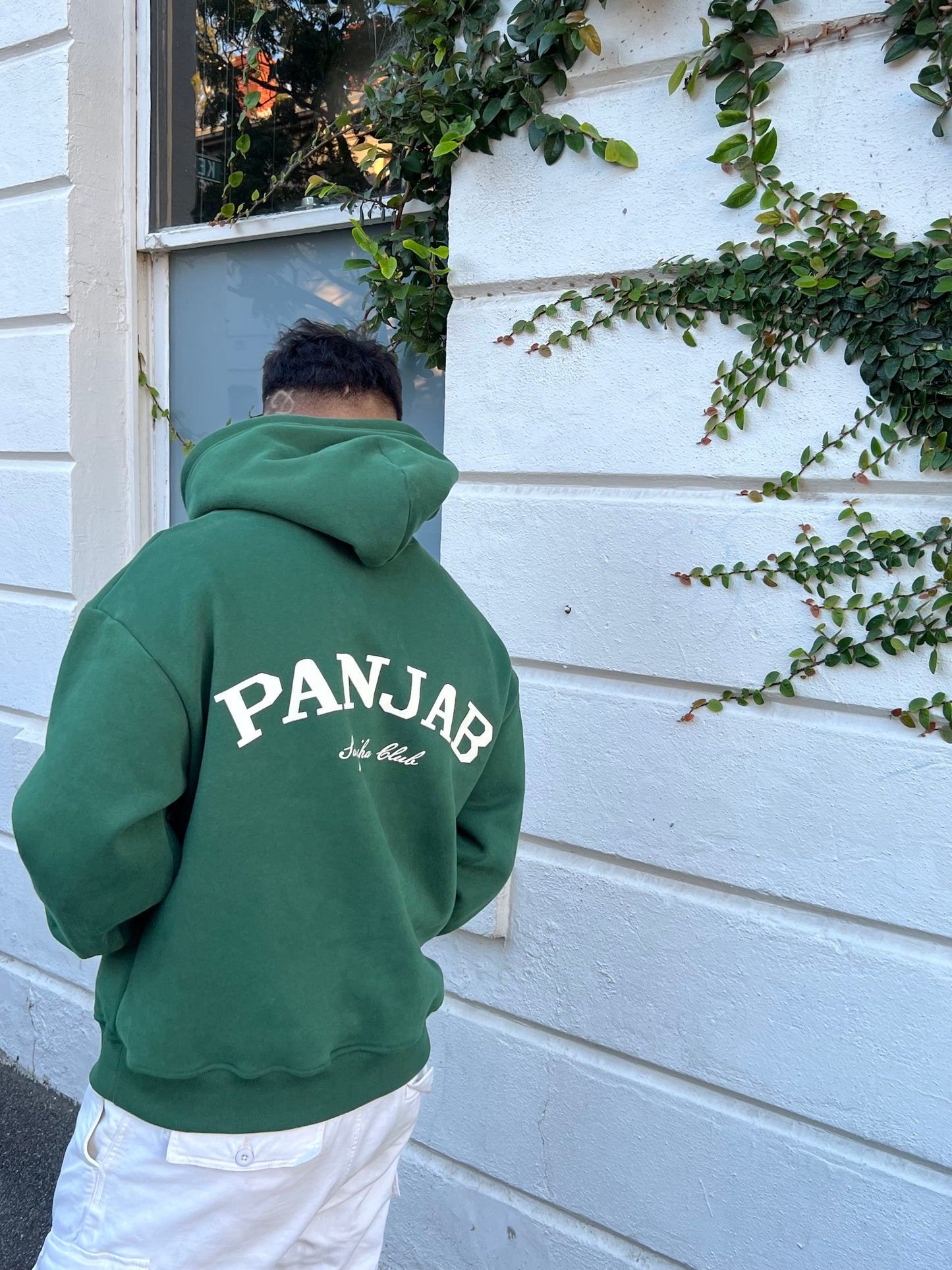 Sanjha Club Oversized Hoodie (Green)