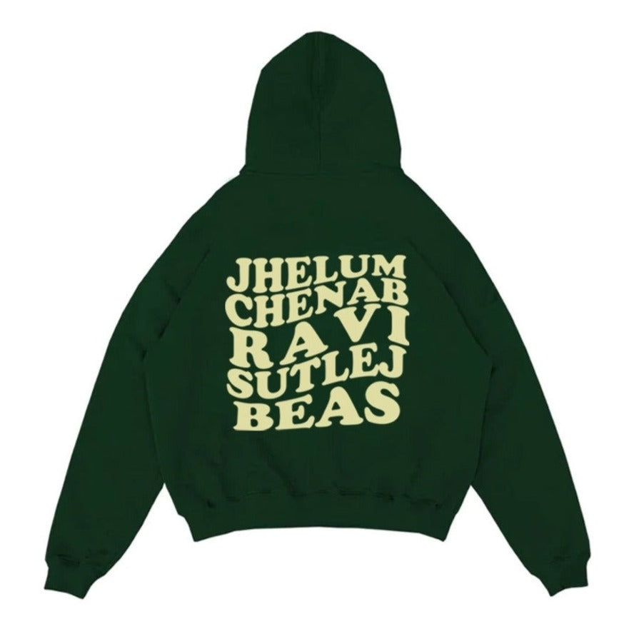 5 Rivers Oversized Hoodie (Green)