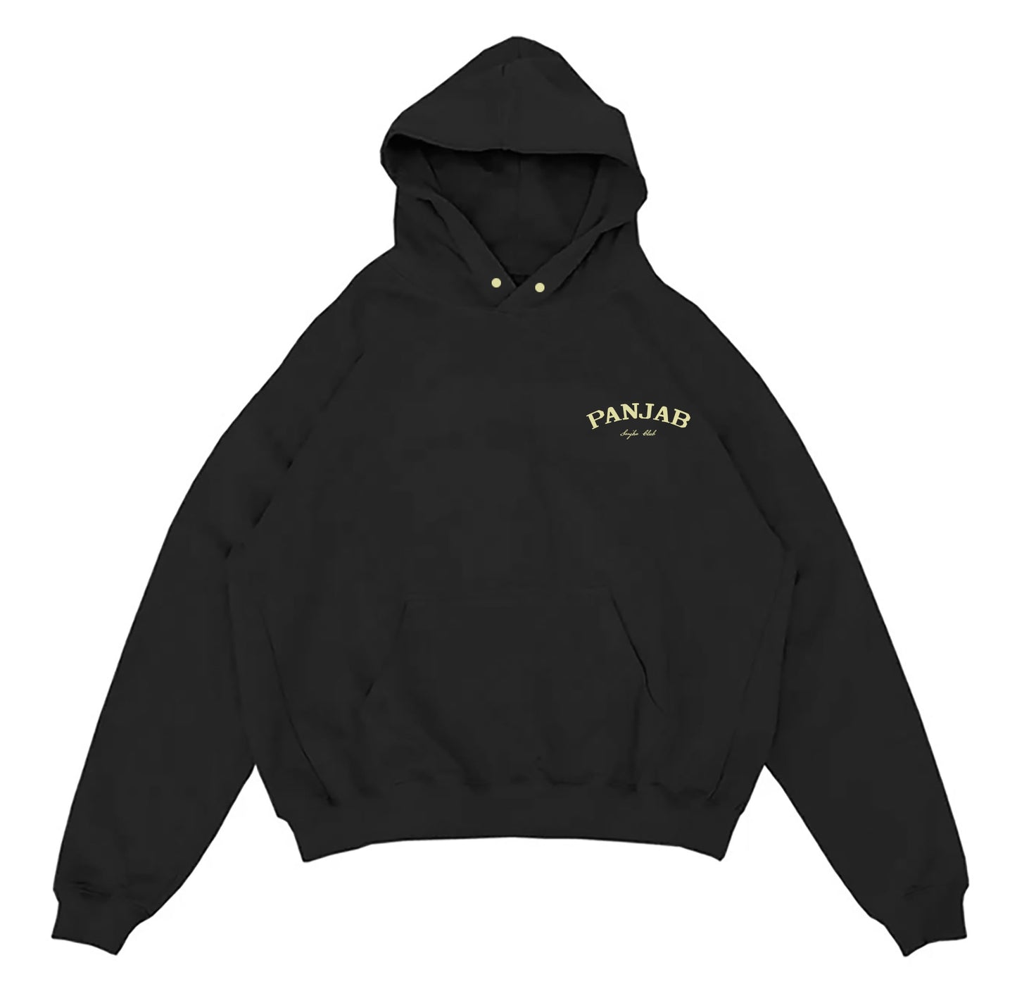 Sanjha Club Oversized Hoodie (Black)